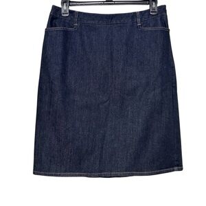 NWT Ann Taylor Dark Denim Pencil Skirt